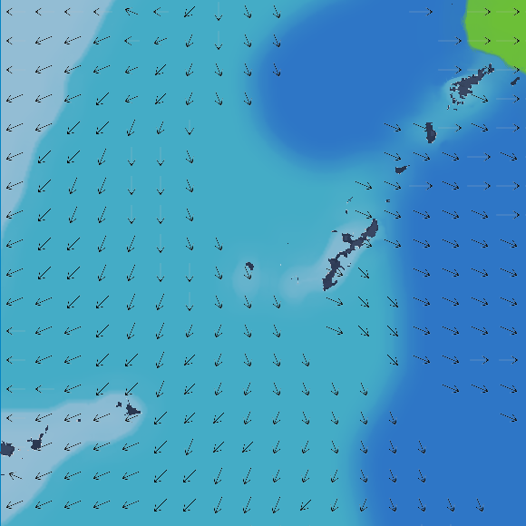 波の高さ(波高)・波向・風向