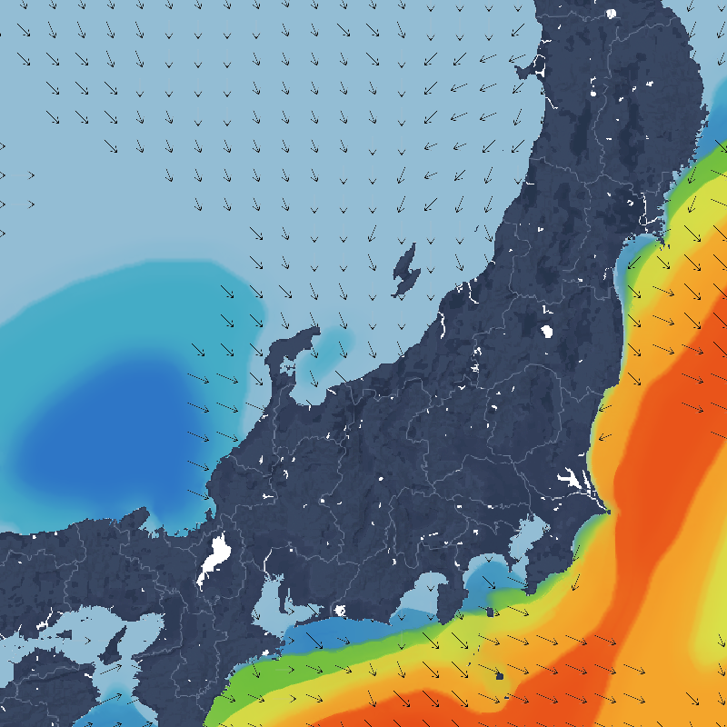 波の高さ(波高)・波向・風向
