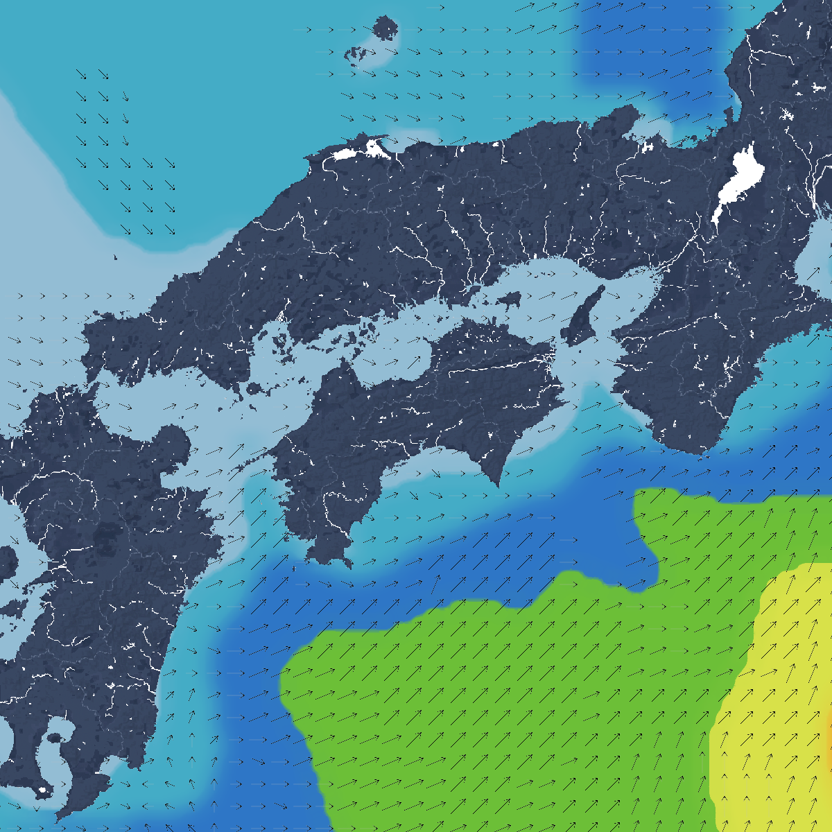 波の高さ(波高)・波向・風向