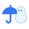 雪か小雨